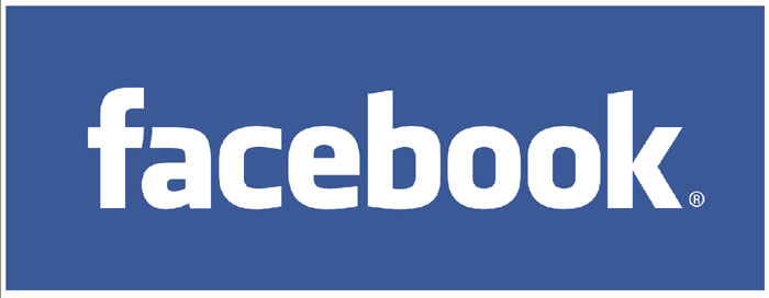 facebook logo black white. Facebook